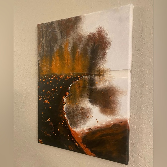 Original Abstract Fall Landscape Painting - Picture 5 of 5